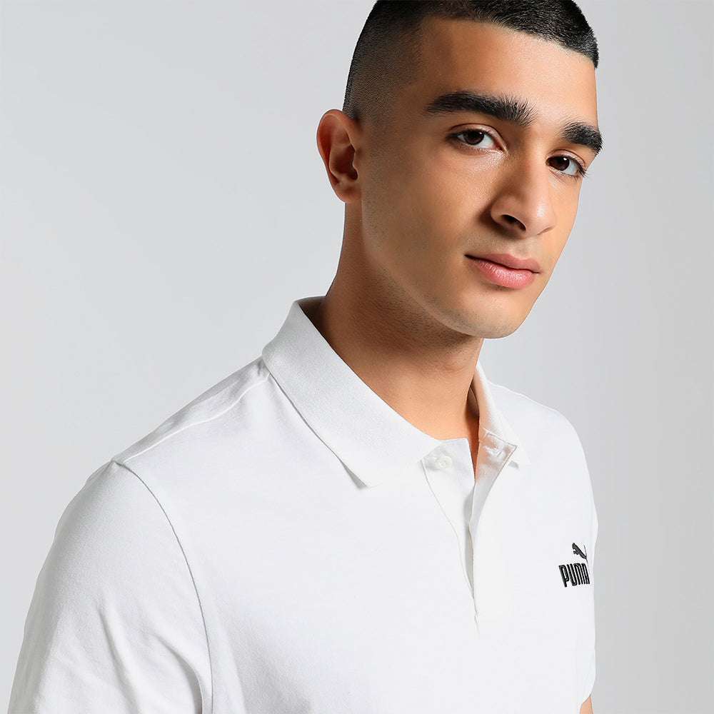 Áo Polo Nam Puma Essential No. 1 Logo Jersey - Trắng - Supersports Vietnam