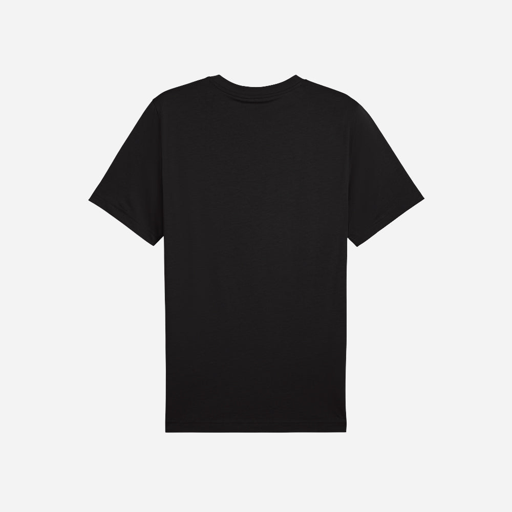 Áo Thun Tay Ngắn Nam Puma Essential Logo Lab Hog - Đen - Supersports Vietnam