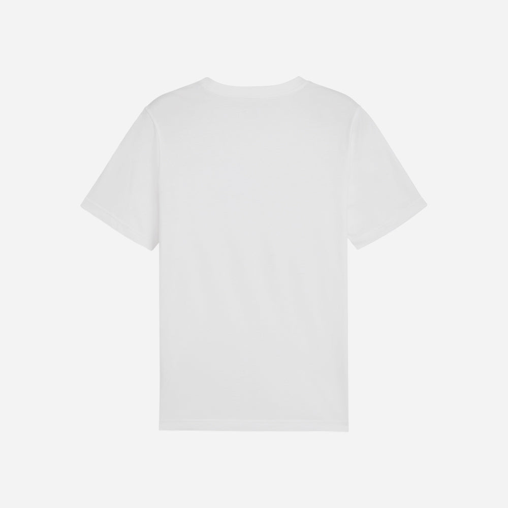 Áo Thun Tay Ngắn Nam Puma Essential Logo Lab Hog - Trắng - Supersports Vietnam