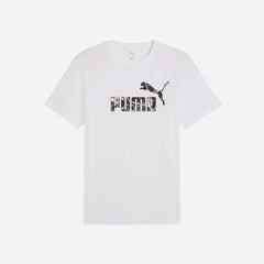 Áo Thun Tay Ngắn Nam Puma Graphics No.1 Logo - Trắng - Supersports Vietnam