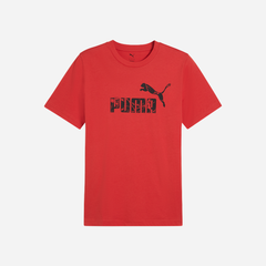 Áo Thun Tay Ngắn Nam Puma Graphics No.1 Logo - Đỏ - Supersports Vietnam