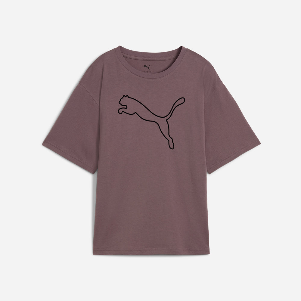 Áo Thun Nữ Puma Her Relaxed Graphic - Nâu - Supersports Vietnam