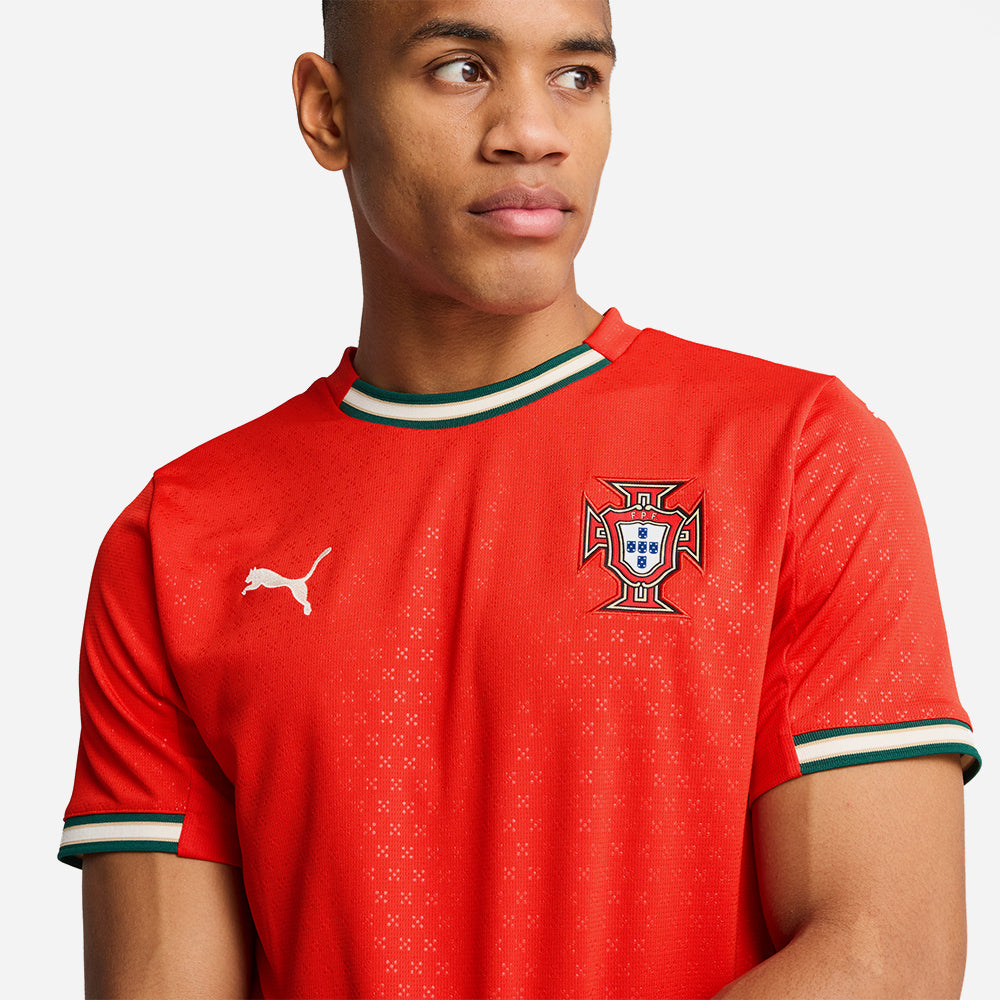 Áo Đá Bóng Nam Puma Portugal Sân Nhà Mùa Giải 2025 Replica - Đỏ - Supersports Vietnam