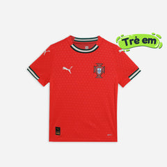 Áo Đá Bóng Trẻ Em Puma Portugal Sân Nhà Mùa Giải 2025 Replica - Đỏ - Supersports Vietnam