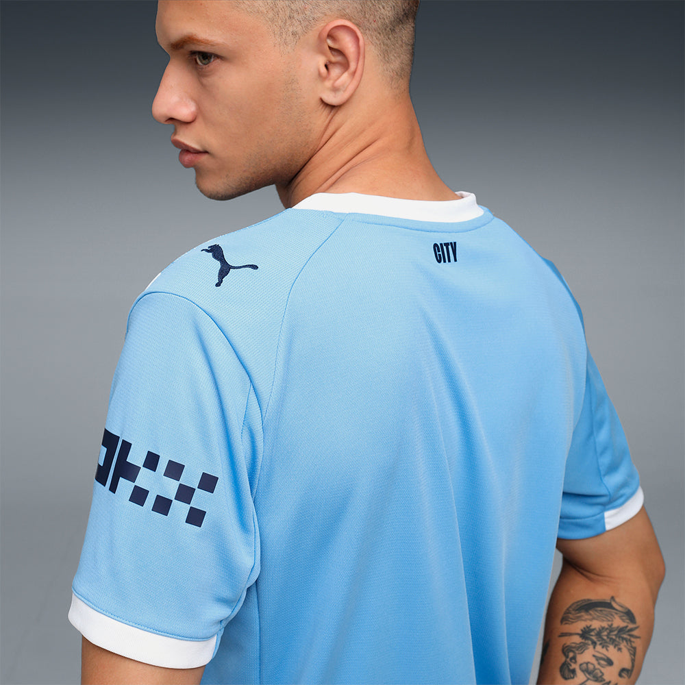 Áo Đá Bóng Nam Puma Manchester City Fc Replica Sân Nhà 25/26 - Xanh Dương - Supersports Vietnam