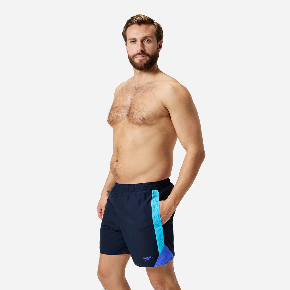 Quần Bơi Nam Speedo Hyperboom Splice 16" - Xanh Navy - Supersports Vietnam