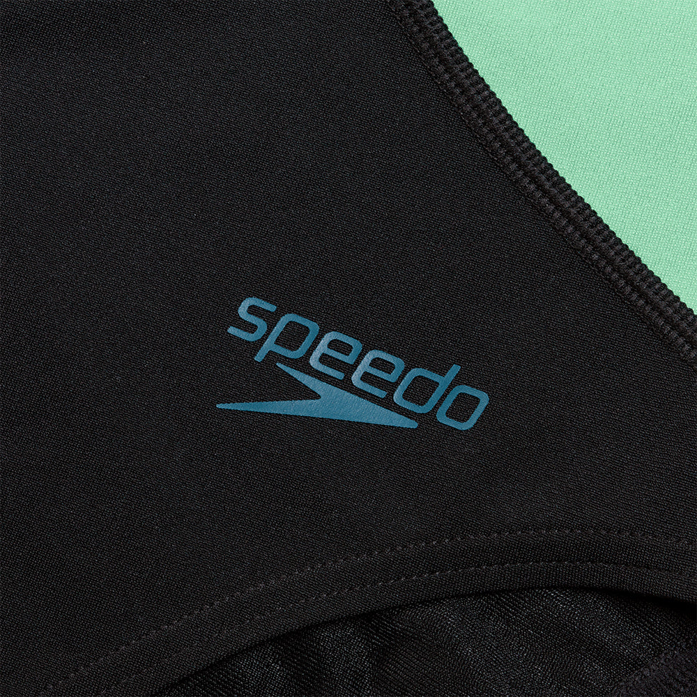 Đồ Bơi Một Mảnh Nữ Speedo Colourblock High Neck X Back - Xanh Dương - Supersports Vietnam