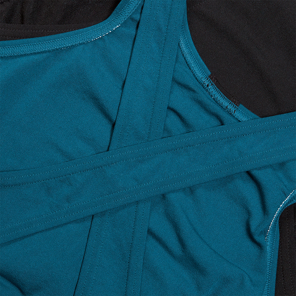 Đồ Bơi Một Mảnh Nữ Speedo Colourblock High Neck X Back - Xanh Dương - Supersports Vietnam
