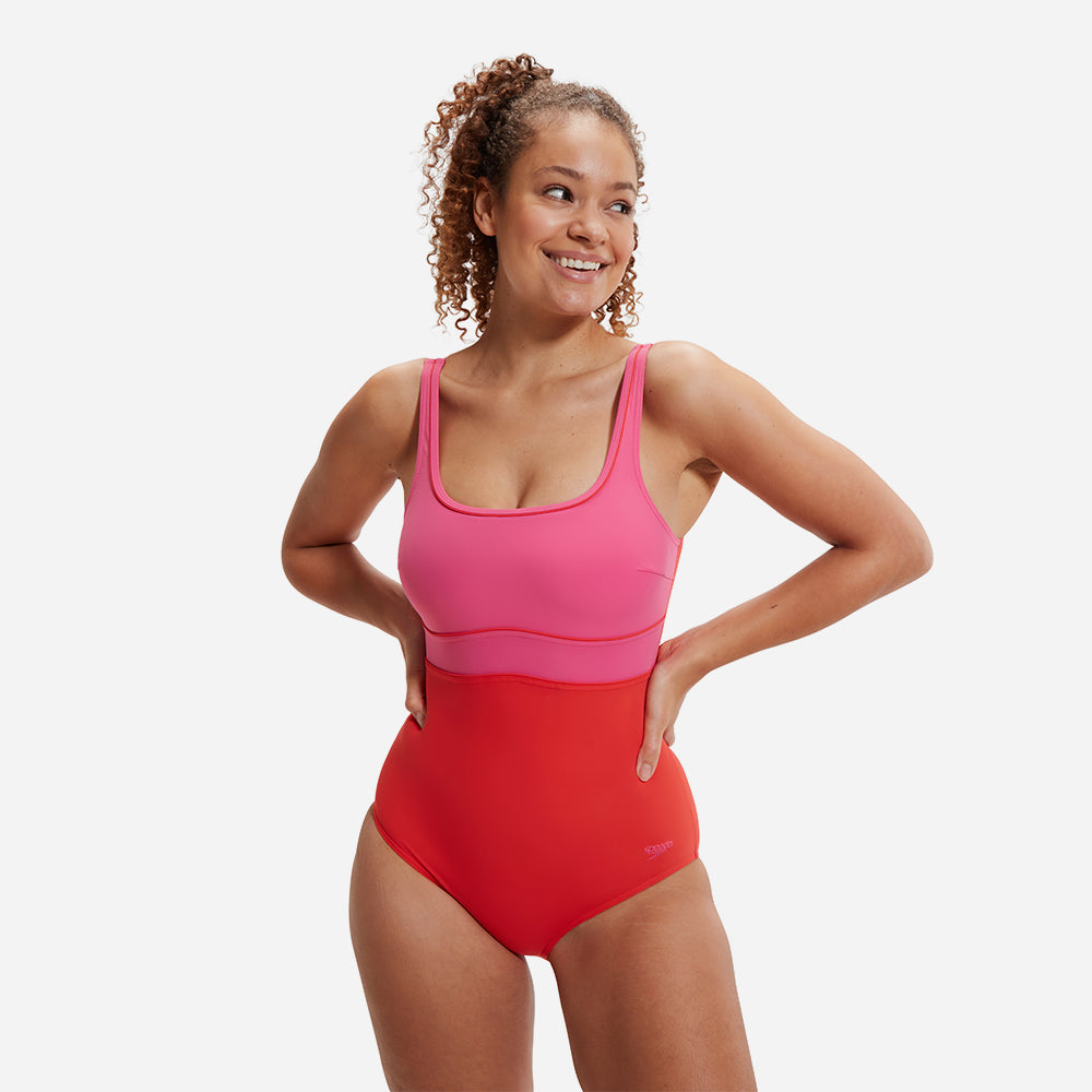 Đồ Bơi Một Mảnh Nữ Speedo Shaping Contoureclipse - Đỏ - Supersports Vietnam