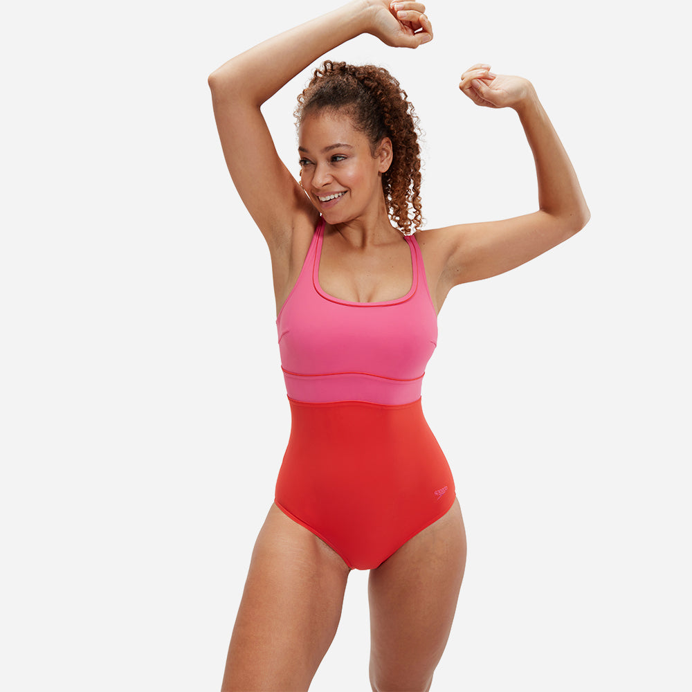 Đồ Bơi Một Mảnh Nữ Speedo Shaping Contoureclipse - Đỏ - Supersports Vietnam