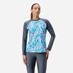 Áo Bơi Chống Nắng Nữ Speedo Printed Long Sleeve - Nhiều Màu - Supersports Vietnam