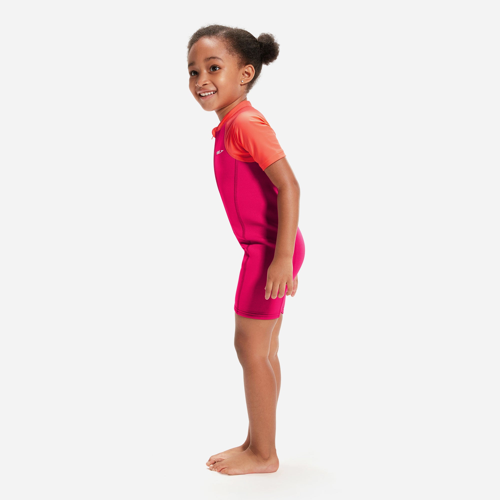 Đồ Bơi Một Mảnh Bé Gái Speedo Wetsuit Cherry - Hồng - Supersports Vietnam