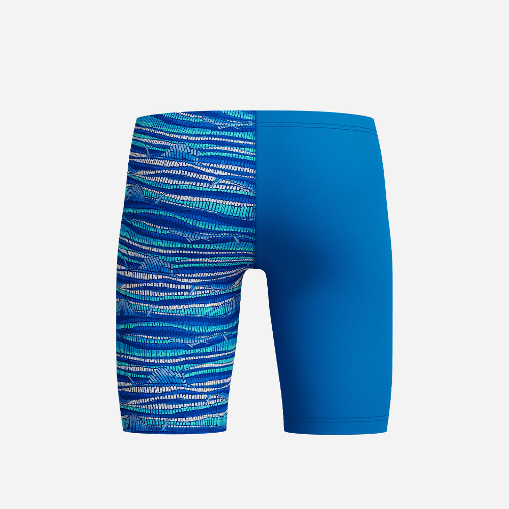 Quần Bơi Bé Trai Speedo Allover Leg V Cut - Xanh Dương - Supersports Vietnam