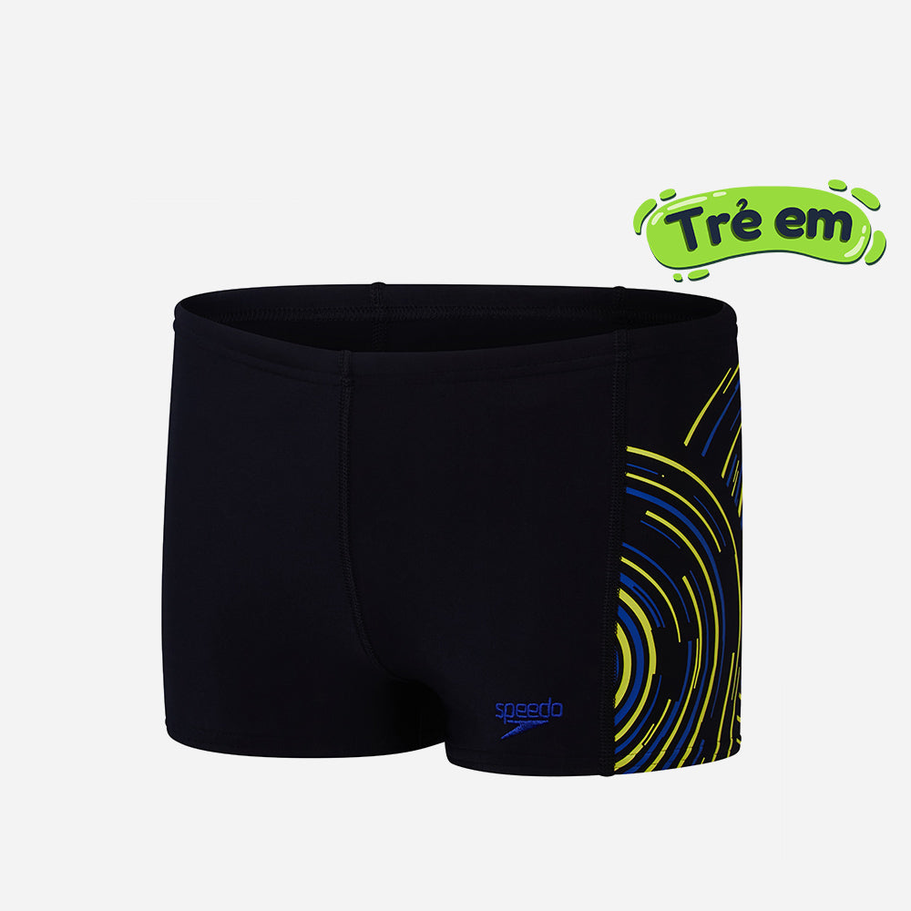 Quần Bơi Bé Trai Speedo Placement Print - Đen - Supersports Vietnam