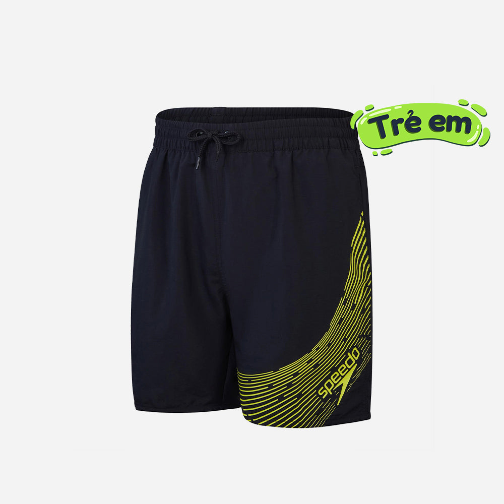 Quần Bơi Bé Trai Speedo Medley Logo 15 - Đen - Supersports Vietnam