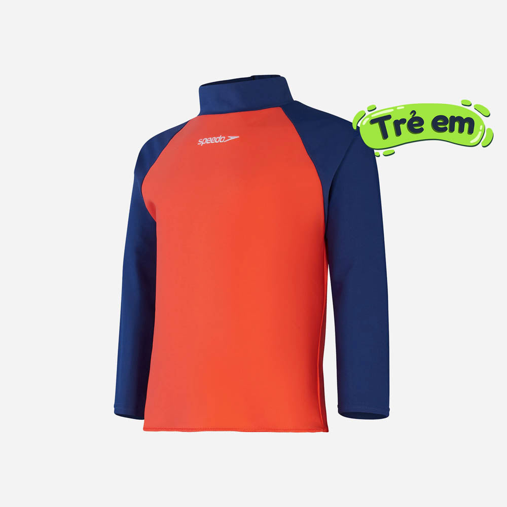 Áo Bơi Chống Nắng Bé Trai Speedo Unisex Essentials - Cam - Supersports Vietnam