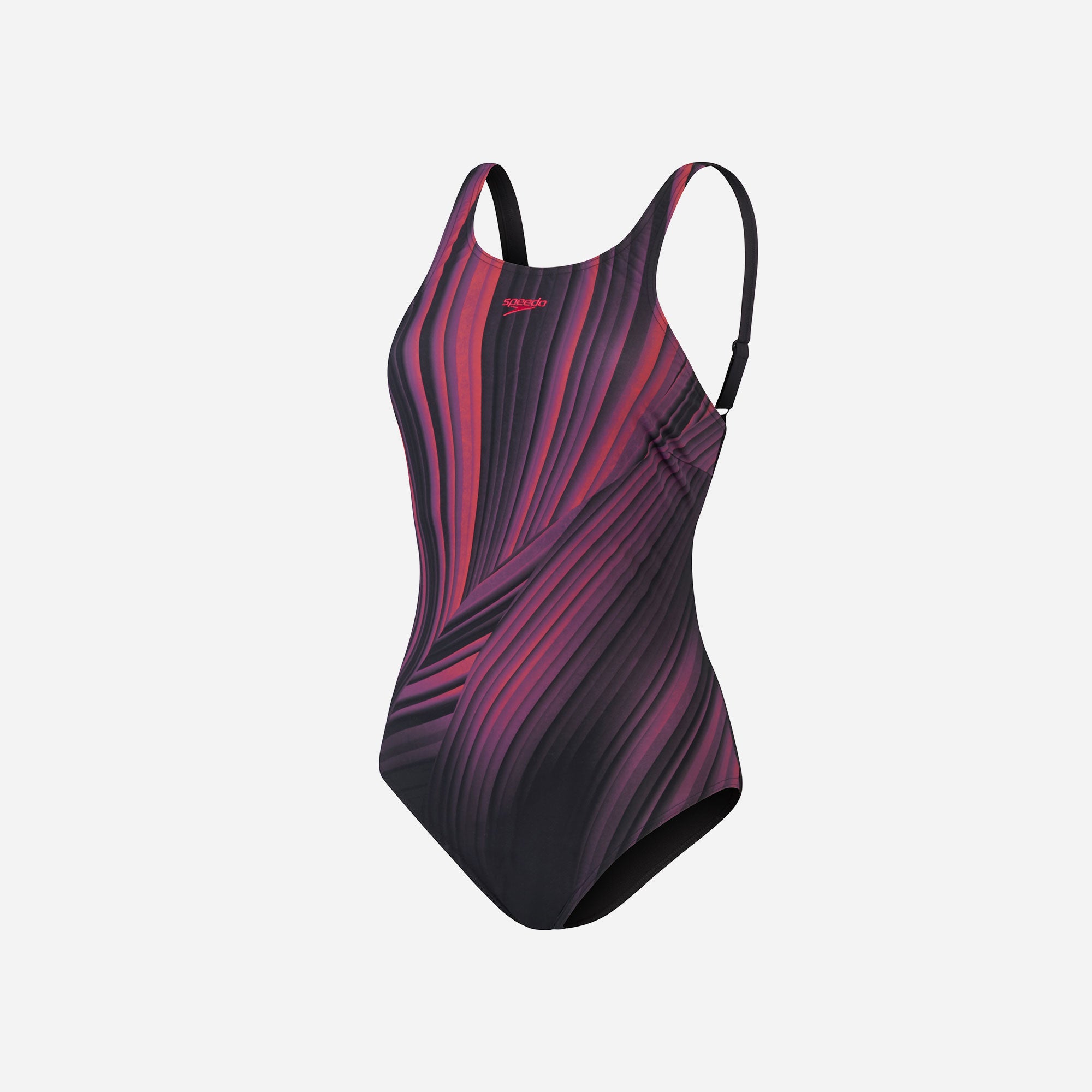 Đồ Bơi Một Mảnh Nữ Speedo Spcscu Printed Enlance Black/Purple - Supersports Vietnam