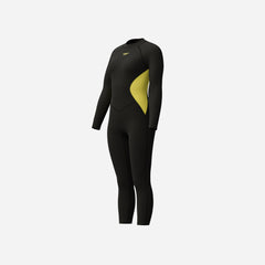 Đồ Bơi Chống Nắng Nữ Speedo Long Sleeves Panel (Asia Fit) - Vàng - Supersports Vietnam