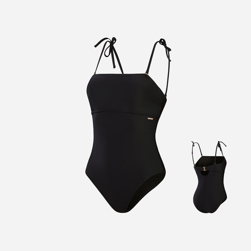 Đồ Bơi Một Mảnh Nữ Speedo Shaping V Neck - Đen - Supersports Vietnam