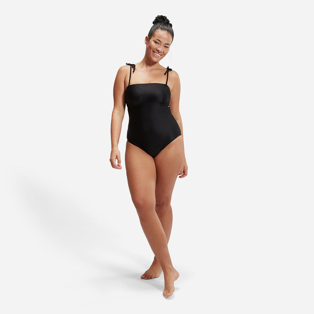 Đồ Bơi Một Mảnh Nữ Speedo Shaping V Neck - Đen - Supersports Vietnam