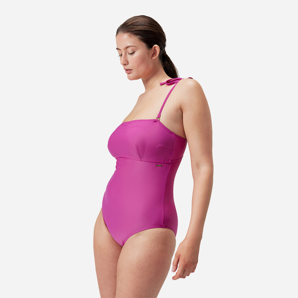 Đồ Bơi Một Mảnh Nữ Speedo Shaping V Neck - Tím - Supersports Vietnam