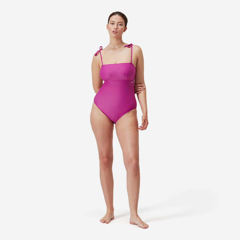 Đồ Bơi Một Mảnh Nữ Speedo Shaping V Neck - Tím - Supersports Vietnam