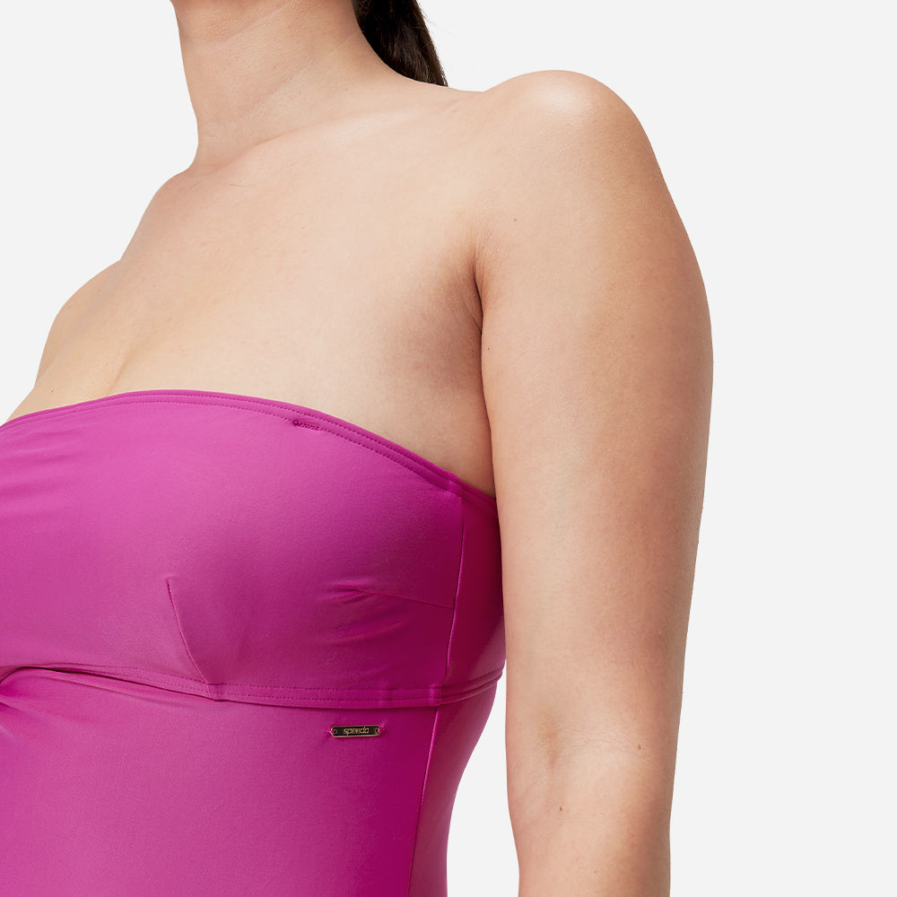 Đồ Bơi Một Mảnh Nữ Speedo Shaping V Neck - Tím - Supersports Vietnam