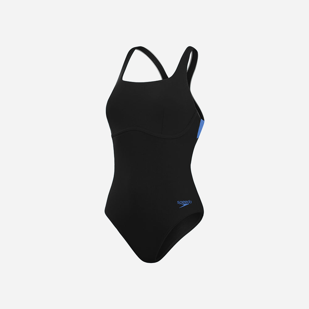 Đồ Bơi Một Mảnh Nữ Speedo Support Banded - Đen - Supersports Vietnam