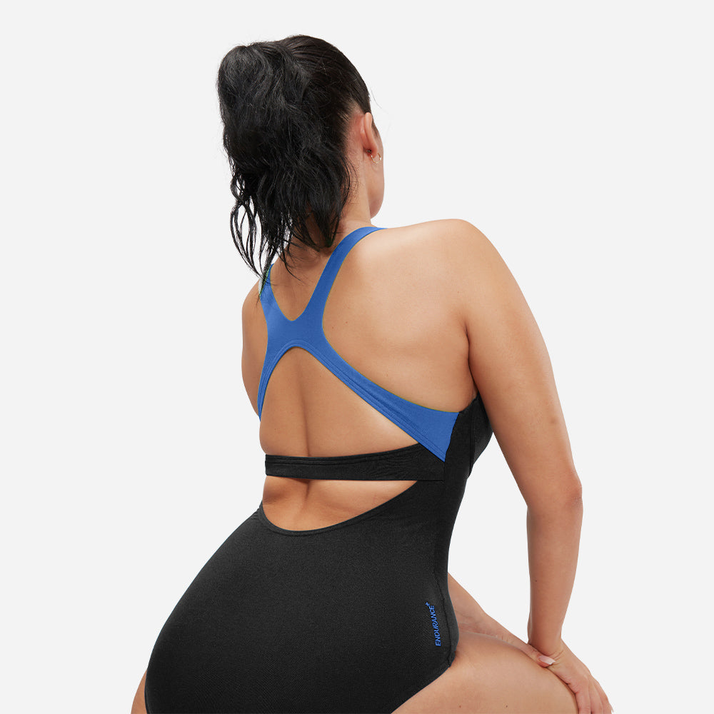 Đồ Bơi Một Mảnh Nữ Speedo Support Banded - Đen - Supersports Vietnam