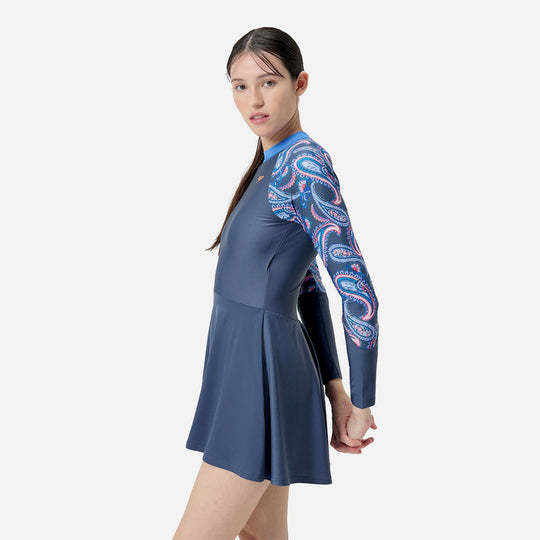 Bộ Đồ Bơi Chống Nắng Nữ Speedo Swim Dress - Xanh Dương