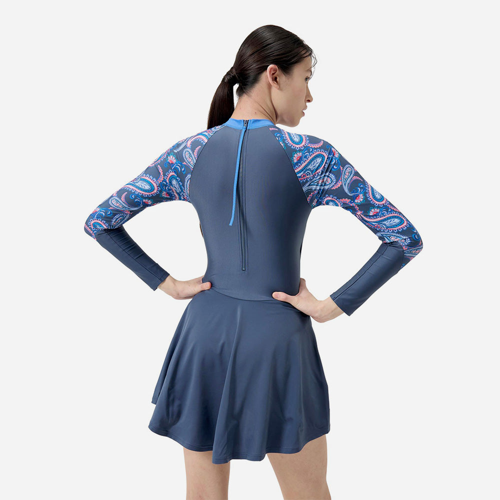 Bộ Đồ Bơi Chống Nắng Nữ Speedo Swim Dress - Xanh Dương - Supersports Vietnam