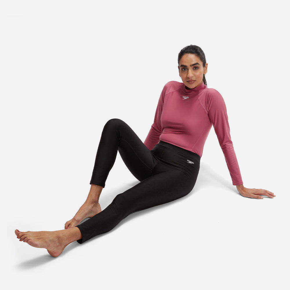 Quần Bơi Chống Nắng Nữ Speedo Essentials Sun Protection - Đen - Supersports Vietnam