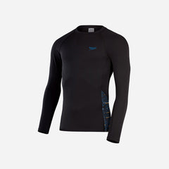 Áo Bơi Chống Nắng Nam Speedo End+ Splice - Đen - Supersports Vietnam