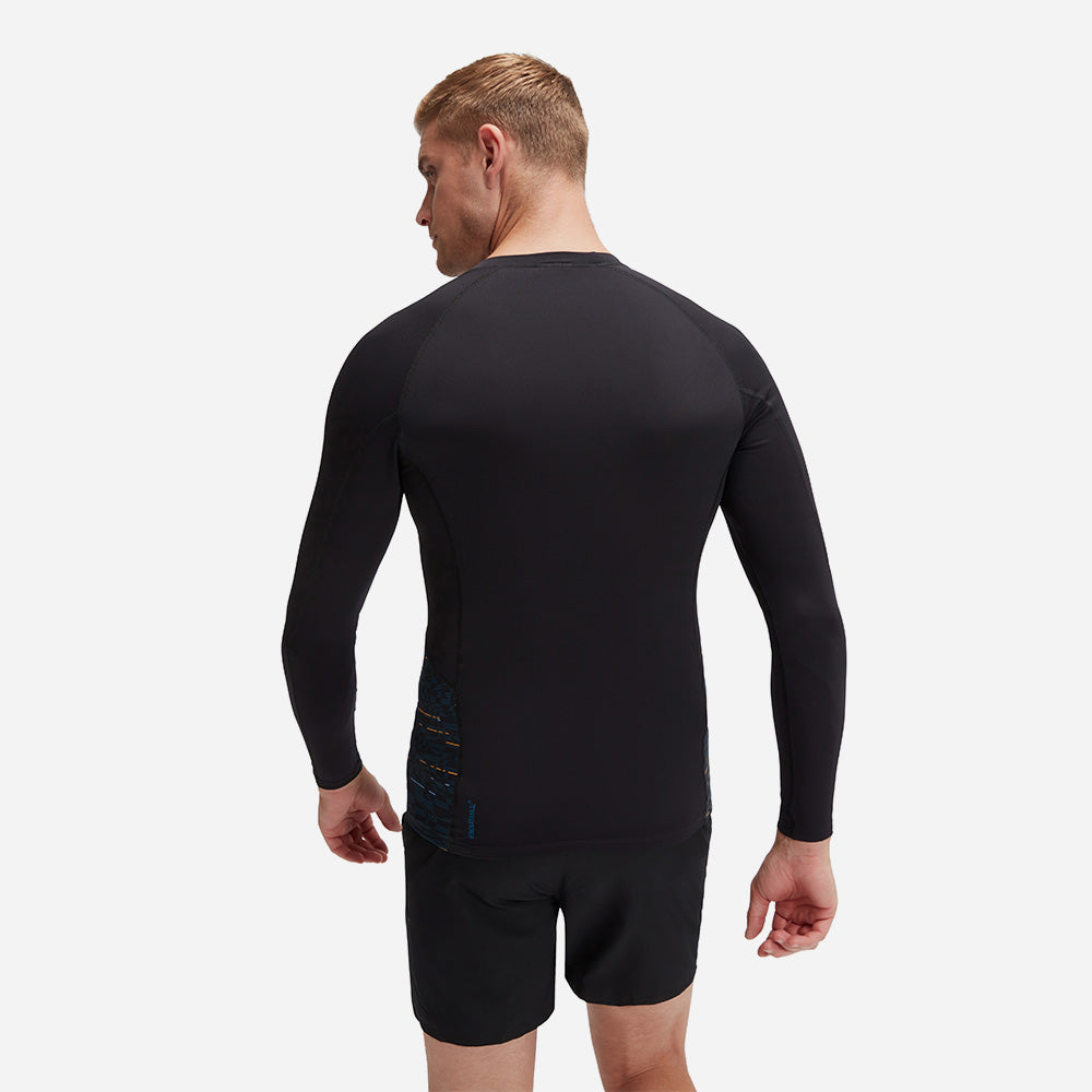 Áo Bơi Chống Nắng Nam Speedo End+ Splice - Đen - Supersports Vietnam