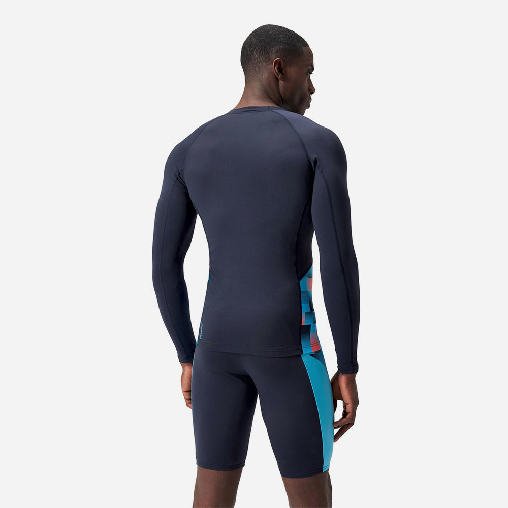 Áo Bơi Chống Nắng Nam Speedo End+ Splice - Xanh Navy - Supersports Vietnam