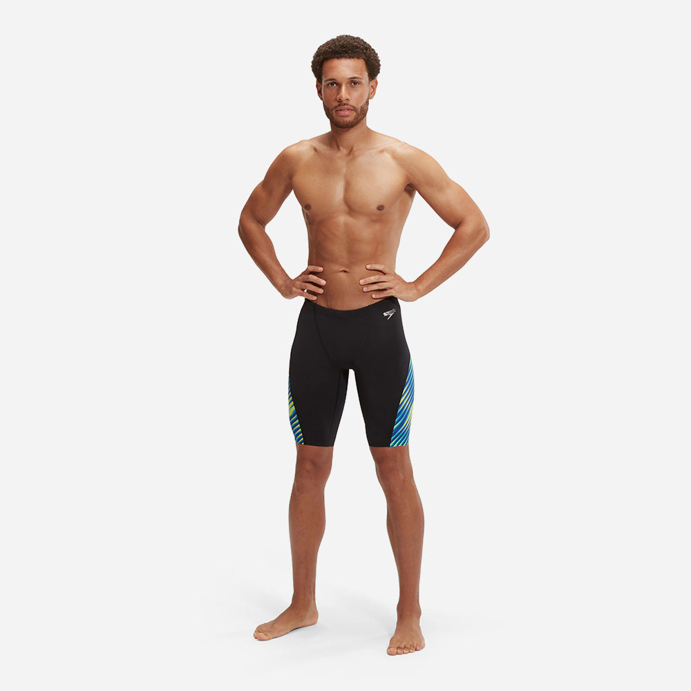 Quần Bơi Nam Speedo Allover Digital V-Cut - Đen - Supersports Vietnam
