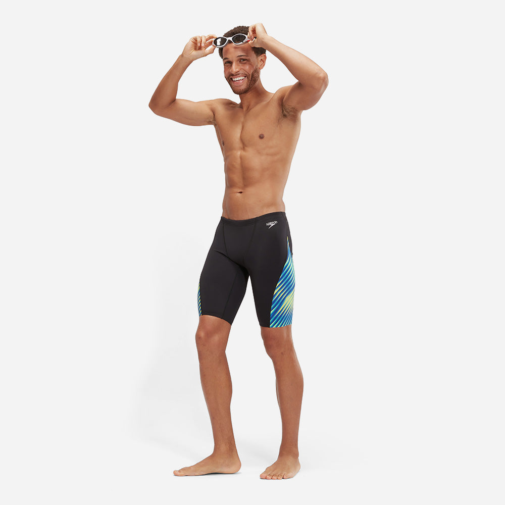 Quần Bơi Nam Speedo Allover Digital V-Cut - Đen - Supersports Vietnam