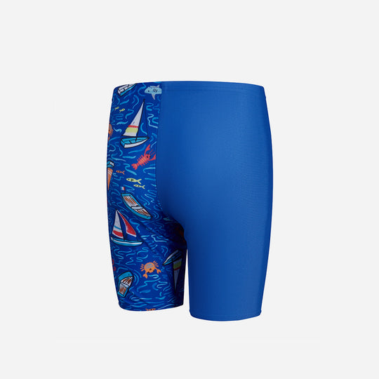 Quần Bơi Bé Trai Speedo Digital Allover - Xanh Dương