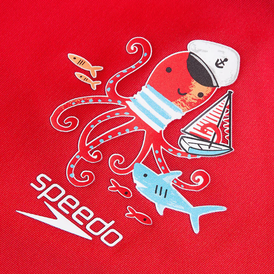 Áo Bơi Bé Trai Speedo Digital Rash - Đỏ - Supersports Vietnam