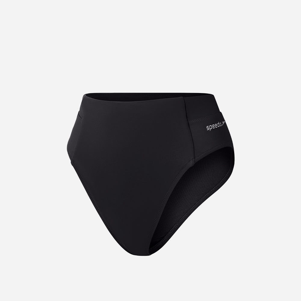 Quần Bơi Nữ Speedo Solid Hi Waist - Đen - Supersports Vietnam