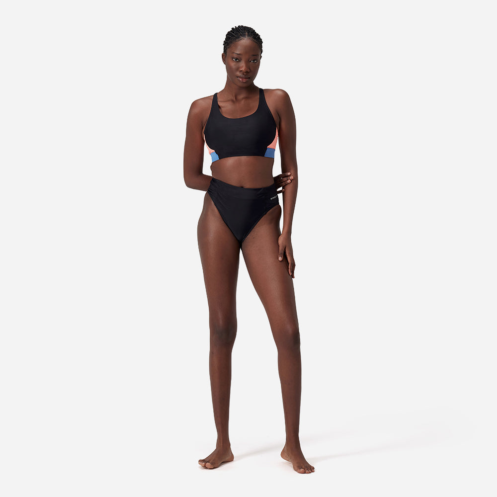 Quần Bơi Nữ Speedo Solid Hi Waist - Đen - Supersports Vietnam