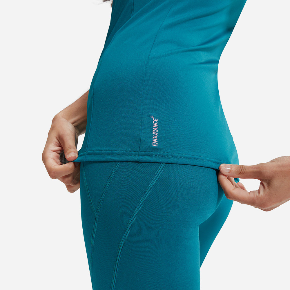 Áo Bơi Chống Nắng Nữ Speedo Zip Sun Protection - Xanh Dương - Supersports Vietnam
