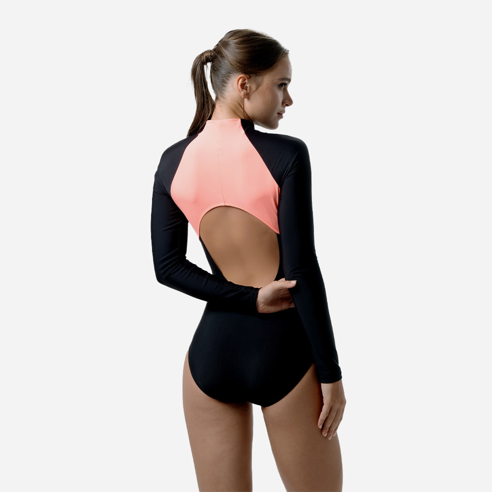 Đồ Bơi Một Mảnh Nữ Speedo Zip Colour Block - Đen - Supersports Vietnam