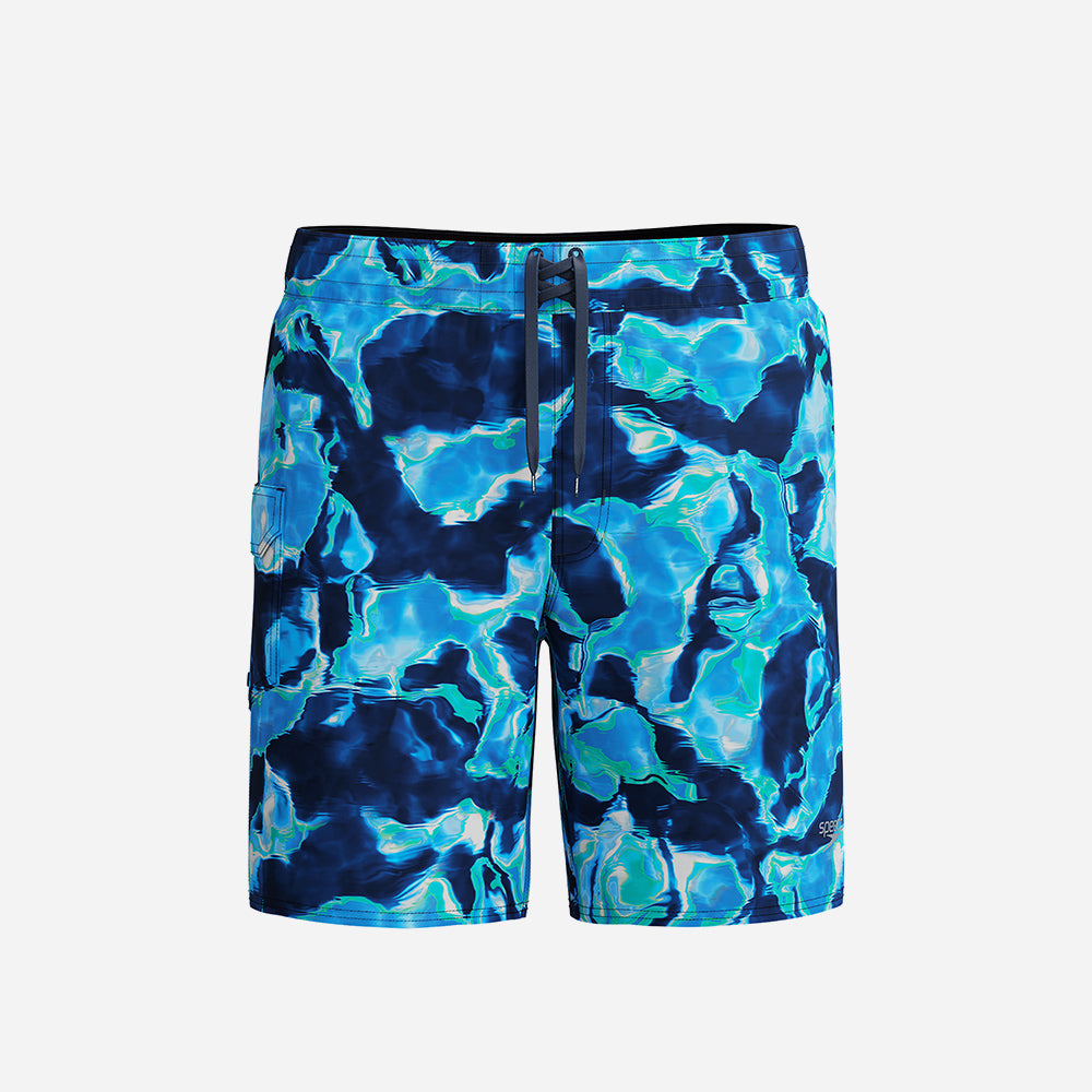 Quần Bơi Nam Speedo The Lookout Print 18 Inch - Xanh Dương - Supersports Vietnam