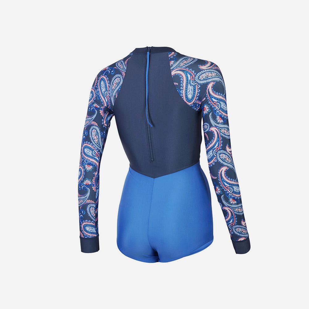 Bộ Đồ Bơi Chống Nắng Nữ Speedo Long Sleeve - Xanh Dương - Supersports Vietnam