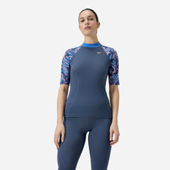 Áo Bơi Chống Nắng Nữ Speedo Printed - Xanh Dương - Supersports Vietnam