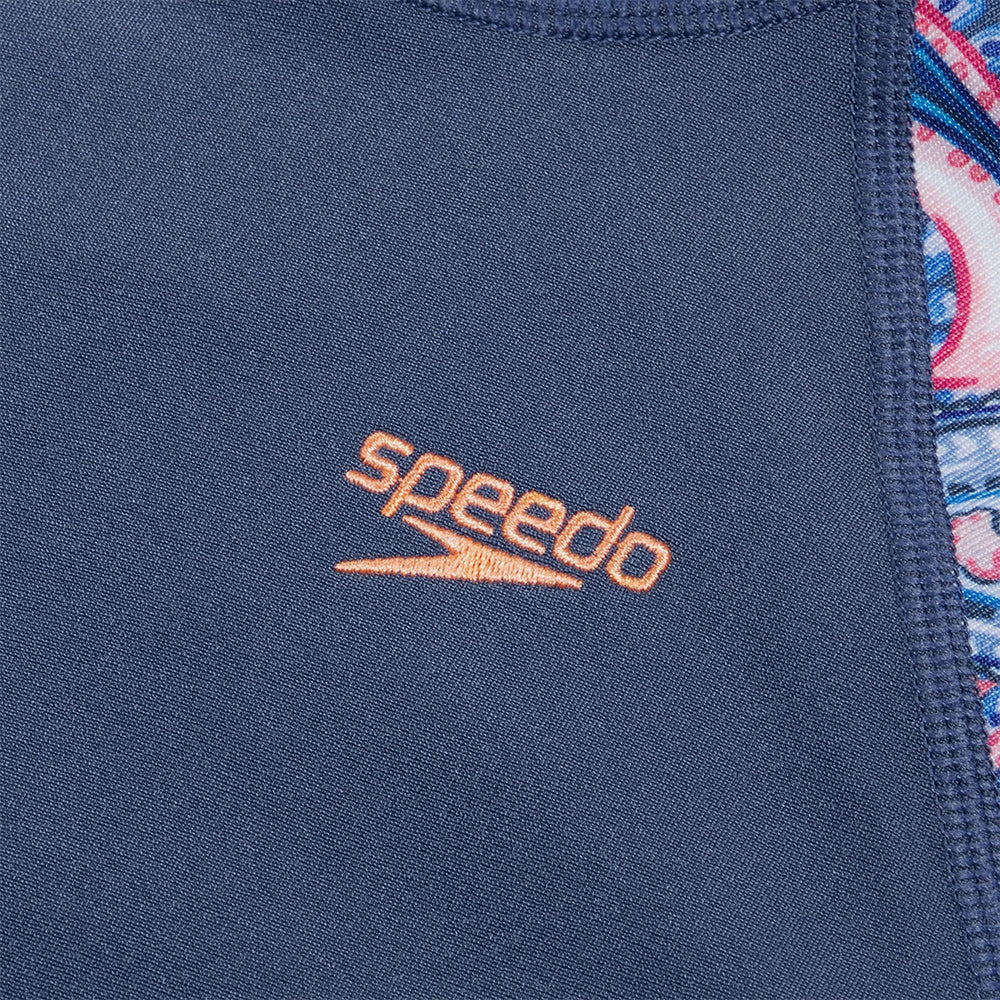 Áo Bơi Chống Nắng Nữ Speedo Printed - Xanh Dương - Supersports Vietnam
