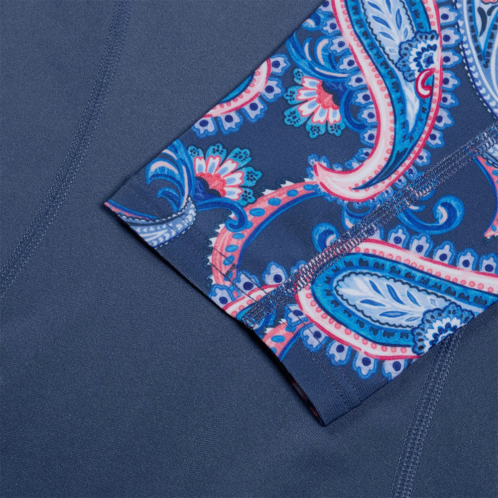 Áo Bơi Chống Nắng Nữ Speedo Printed - Xanh Dương - Supersports Vietnam