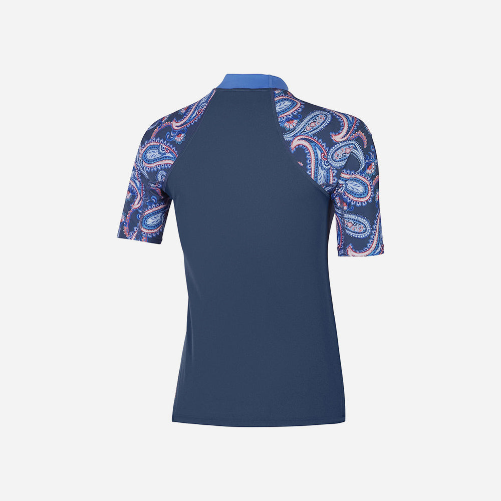 Áo Bơi Chống Nắng Nữ Speedo Printed - Xanh Dương - Supersports Vietnam