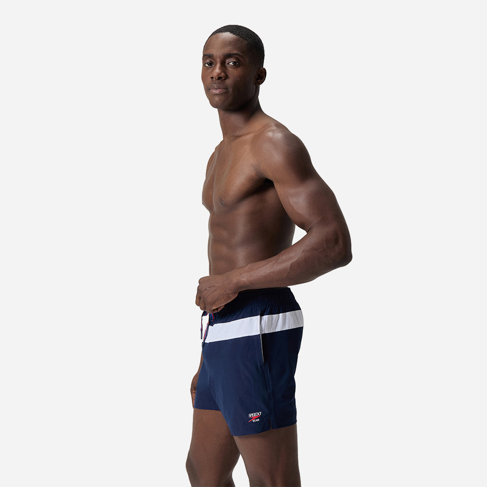 Quần Bơi Nam Speedo Colorblock Volley 16 Inch - Xanh Navy - Supersports Vietnam